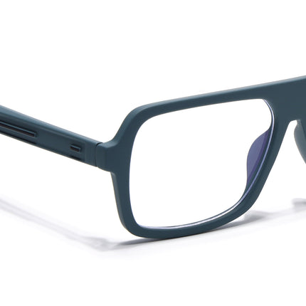 Eyejack Blue Wayfarer Eyeglasses for Men & Women (2904FCL2102-C4)