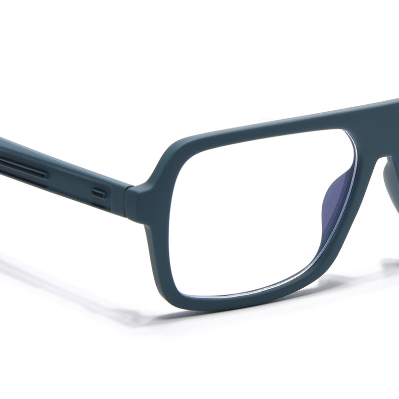 Eyejack Blue Wayfarer Eyeglasses for Men & Women (2904FCL2102-C4)