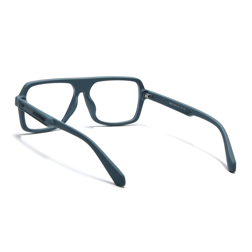 Eyejack Blue Wayfarer Eyeglasses for Men & Women (2904FCL2102-C4)