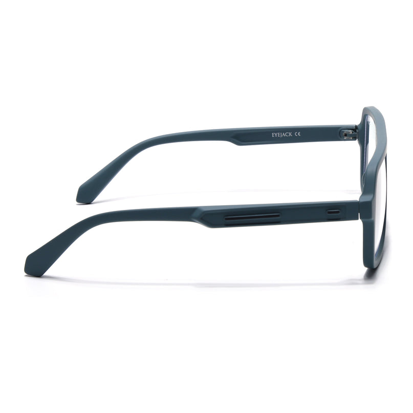 Eyejack Blue Wayfarer Eyeglasses for Men & Women (2904FCL2102-C4)