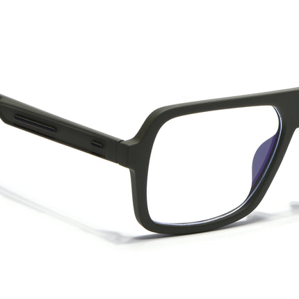 Eyejack Green Wayfarer Eyeglasses for Men & Women (2904FCL2103-C5)