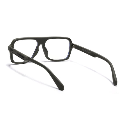 Eyejack Green Wayfarer Eyeglasses for Men & Women (2904FCL2103-C5)