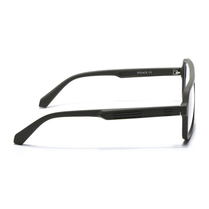 Eyejack Green Wayfarer Eyeglasses for Men & Women (2904FCL2103-C5)