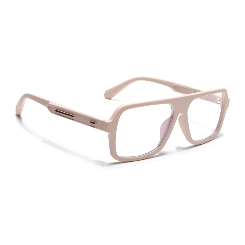 Eyejack Cream Wayfarer Eyeglasses for Men & Women (2904FCL2104-C6)