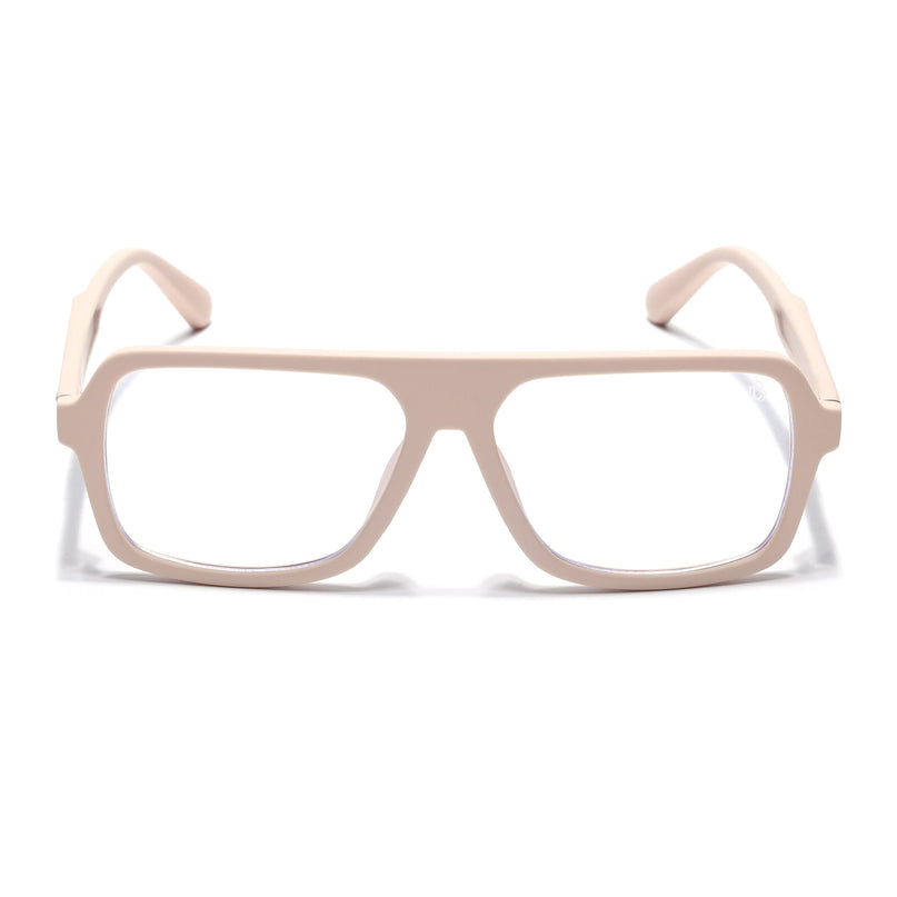 Eyejack Cream Wayfarer Eyeglasses for Men & Women (2904FCL2104-C6)