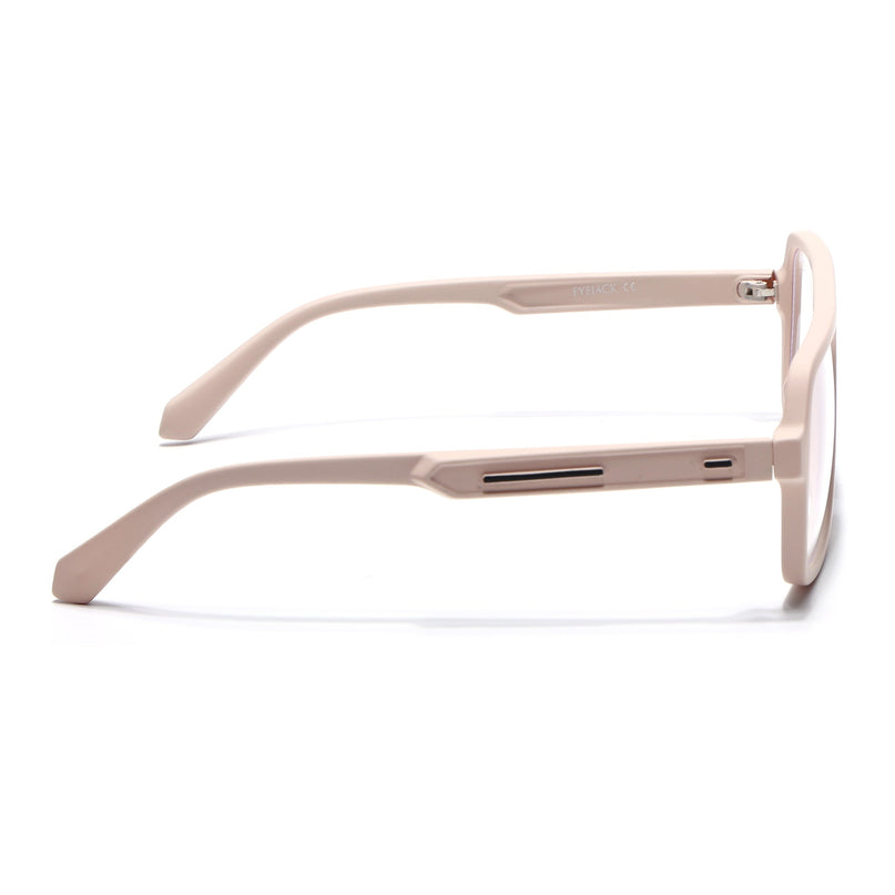 Eyejack Cream Wayfarer Eyeglasses for Men & Women (2904FCL2104-C6)