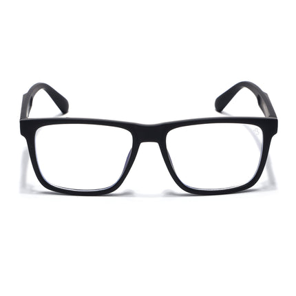 Eyejack Black Square Eyeglasses for Men & Women (2905FCL2105-C1)