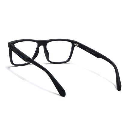 Eyejack Black Square Eyeglasses for Men & Women (2905FCL2105-C1)