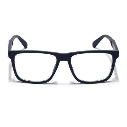 Eyejack Navy Blue Square Eyeglasses for Men & Women (2905FCL2107-C3)
