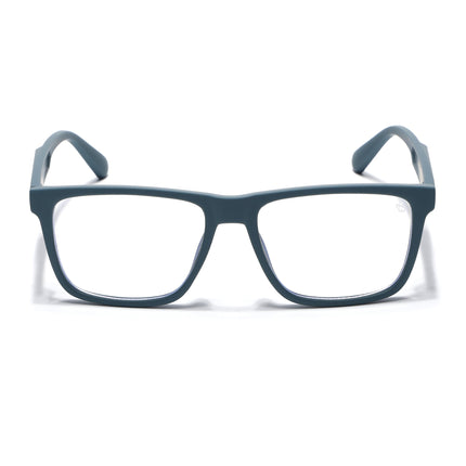 Eyejack Blue Square Eyeglasses for Men & Women (2905FCL2108-C4)