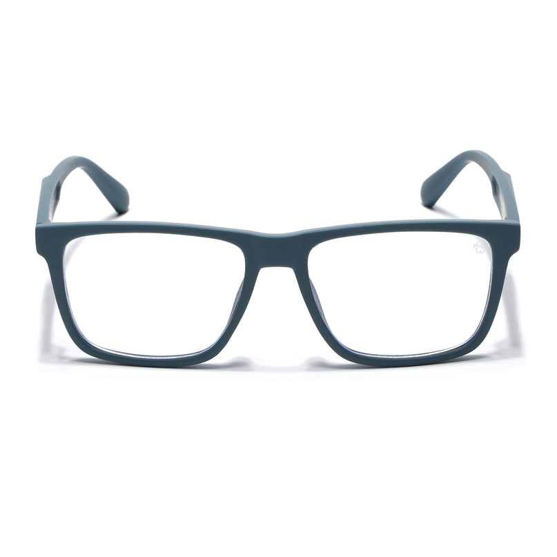 Eyejack Blue Square Eyeglasses for Men & Women (2905FCL2108-C4)