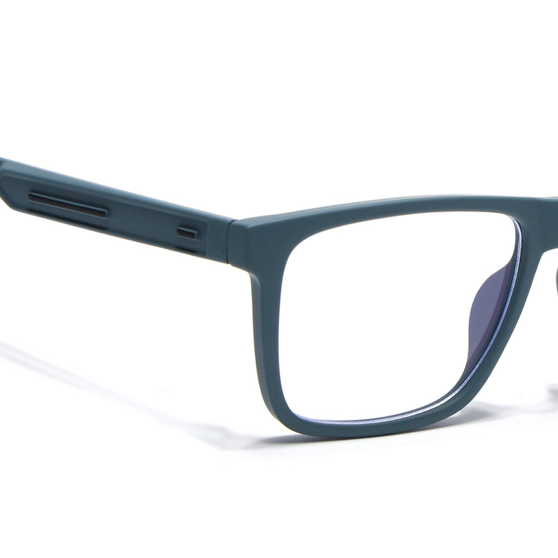 Eyejack Blue Square Eyeglasses for Men & Women (2905FCL2108-C4)