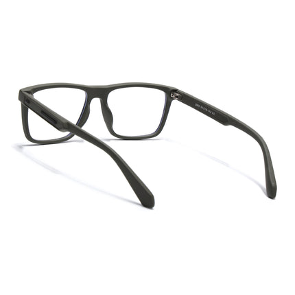 Eyejack Green Square Eyeglasses for Men & Women (2905FCL2109-C5)
