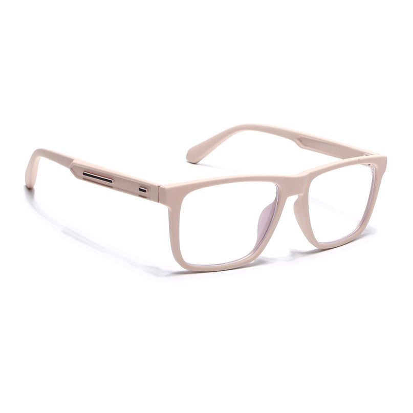 Eyejack Cream Square Eyeglasses for Men & Women (2905FCL2110-C6)