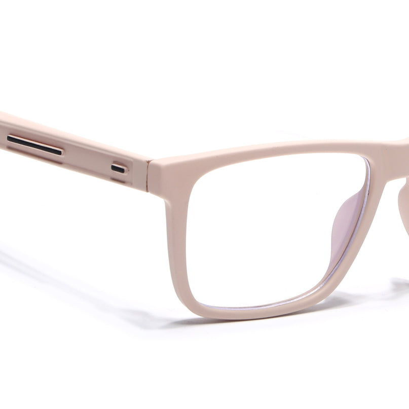Eyejack Cream Square Eyeglasses for Men & Women (2905FCL2110-C6)