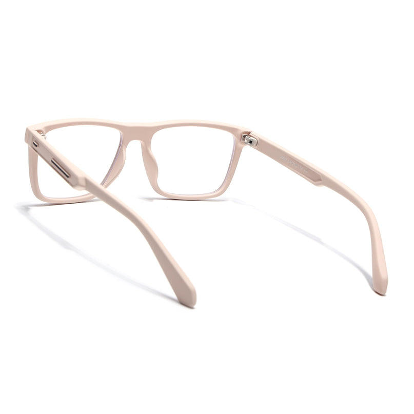 Eyejack Cream Square Eyeglasses for Men & Women (2905FCL2110-C6)