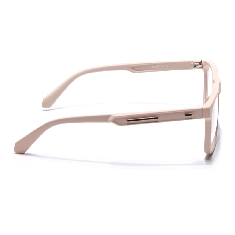 Eyejack Cream Square Eyeglasses for Men & Women (2905FCL2110-C6)