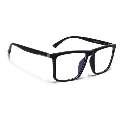 Eyejack Black Square Eyeglasses for Men & Women (2906FCL2111-C1)
