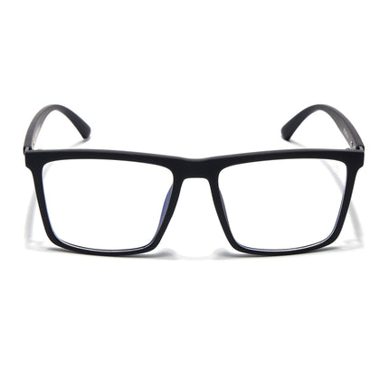 Eyejack Black Square Eyeglasses for Men & Women (2906FCL2111-C1)