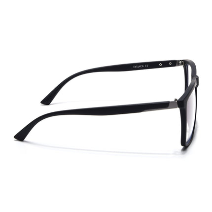 Eyejack Black Square Eyeglasses for Men & Women (2906FCL2111-C1)