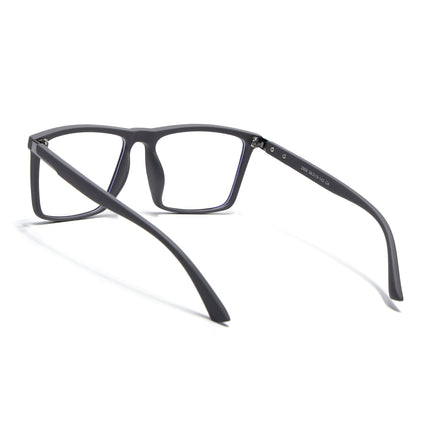 Eyejack Grey Square Eyeglasses for Men & Women (2906FCL2112-C2)