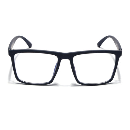 Eyejack Navy Blue Square Eyeglasses for Men & Women (2906FCL2113-C3)