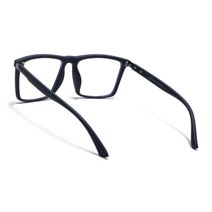 Eyejack Navy Blue Square Eyeglasses for Men & Women (2906FCL2113-C3)