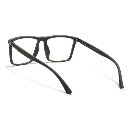 Eyejack Green Square Eyeglasses for Men & Women (2906FCL2115-C5)
