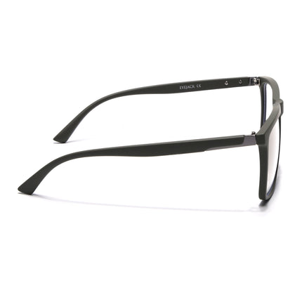 Eyejack Green Square Eyeglasses for Men & Women (2906FCL2115-C5)