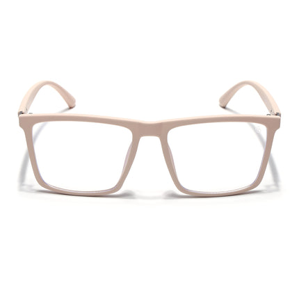 Eyejack Cream Square Eyeglasses for Men & Women (2906FCL2116-C6)