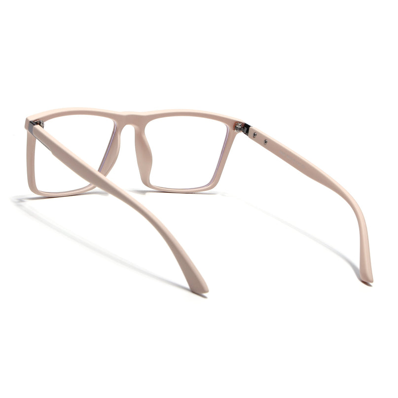 Eyejack Cream Square Eyeglasses for Men & Women (2906FCL2116-C6)