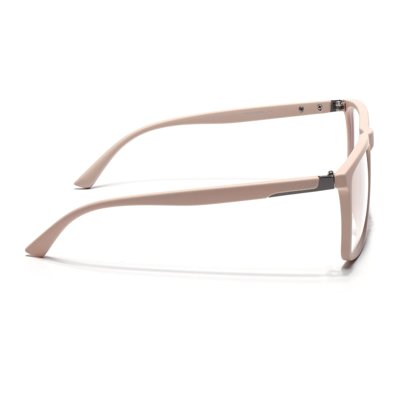 Eyejack Cream Square Eyeglasses for Men & Women (2906FCL2116-C6)