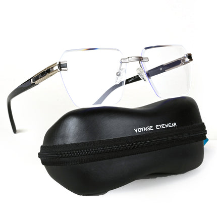 Voyage Rimless Square Eyeglasses for Men & Women - MG5160-C1
