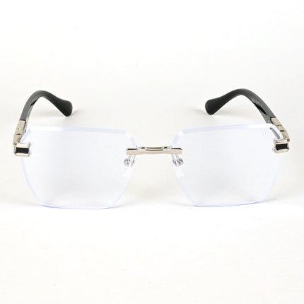 Voyage Rimless Square Eyeglasses for Men & Women - MG5160-C1