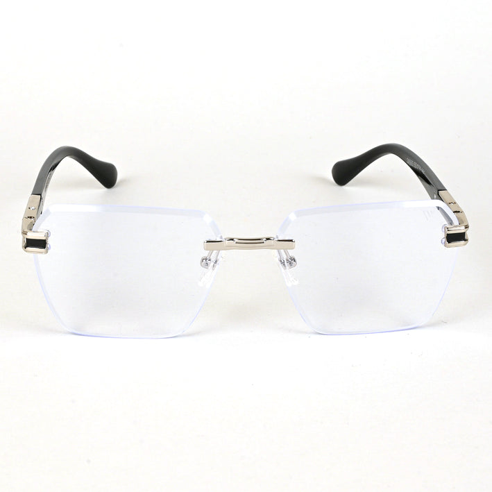 Voyage Rimless Square Eyeglasses for Men & Women - MG5160-C1