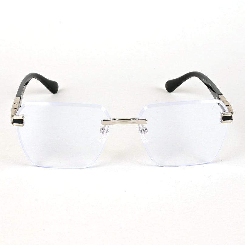 Voyage Rimless Square Eyeglasses for Men & Women - MG5160-C1