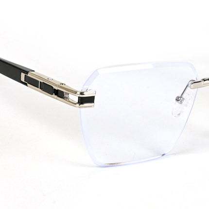 Voyage Rimless Square Eyeglasses for Men & Women - MG5160-C1