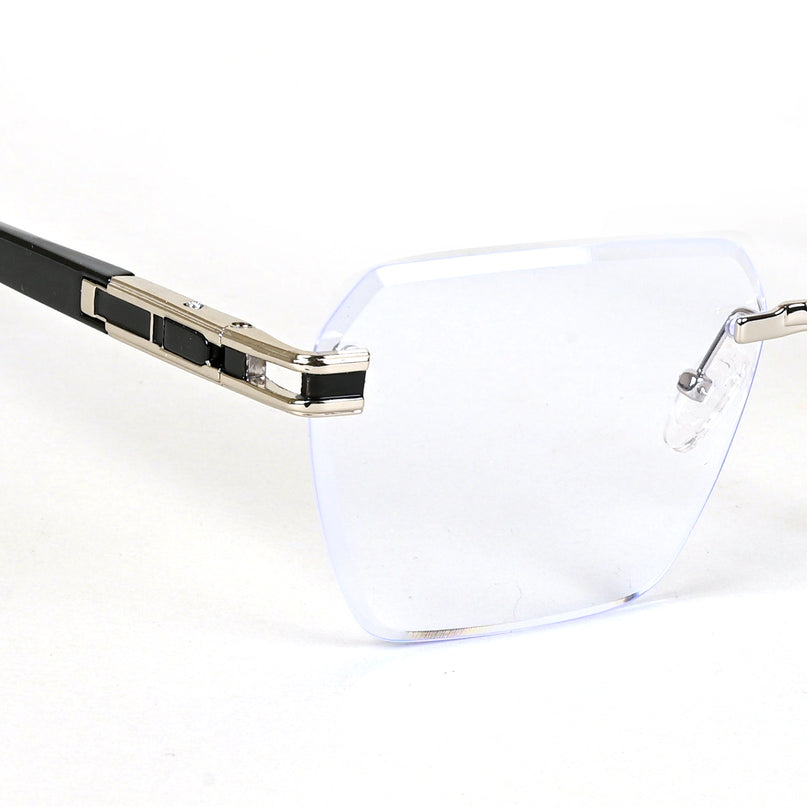 Voyage Rimless Square Eyeglasses for Men & Women - MG5160-C1