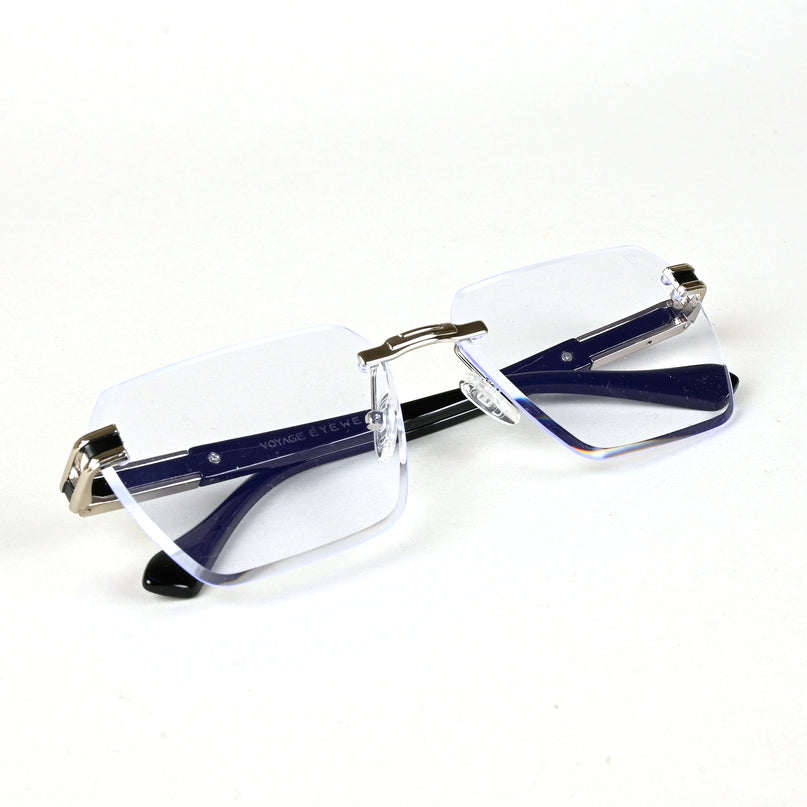 Voyage Rimless Square Eyeglasses for Men & Women - MG5160-C1