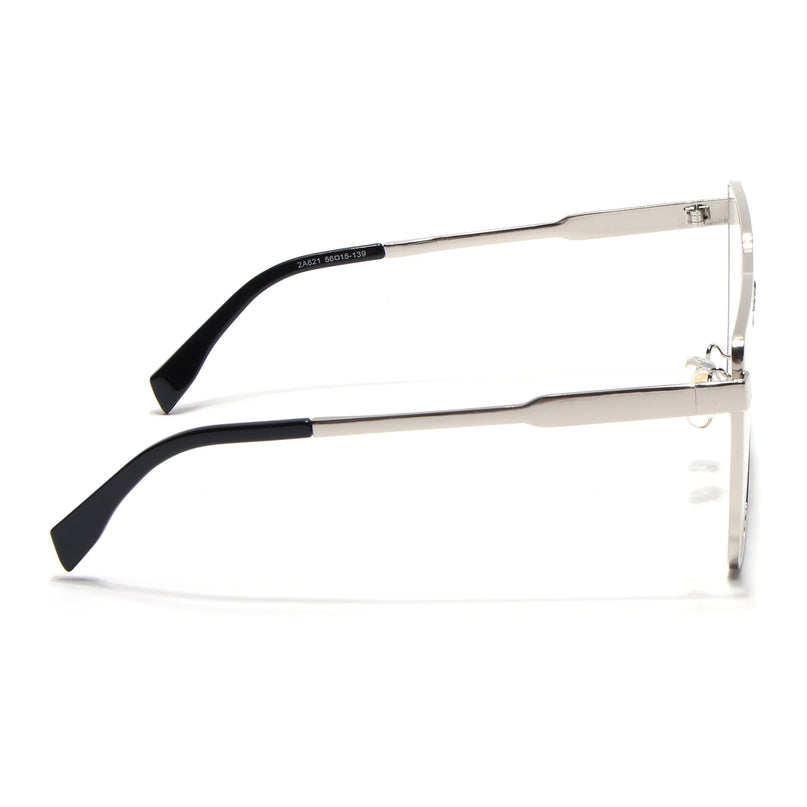 Voyage Silver Wayfarer Eyeglasses for Men & Women - MG5159-C1