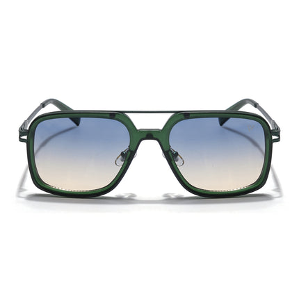 Dusk | Green Wayfarer Sunglasses | Green & Clear Lens - MG5863