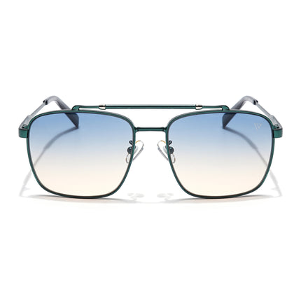 Wayfarer Sunglasses (Green & Brown Lens | Green Frame - MG6041)