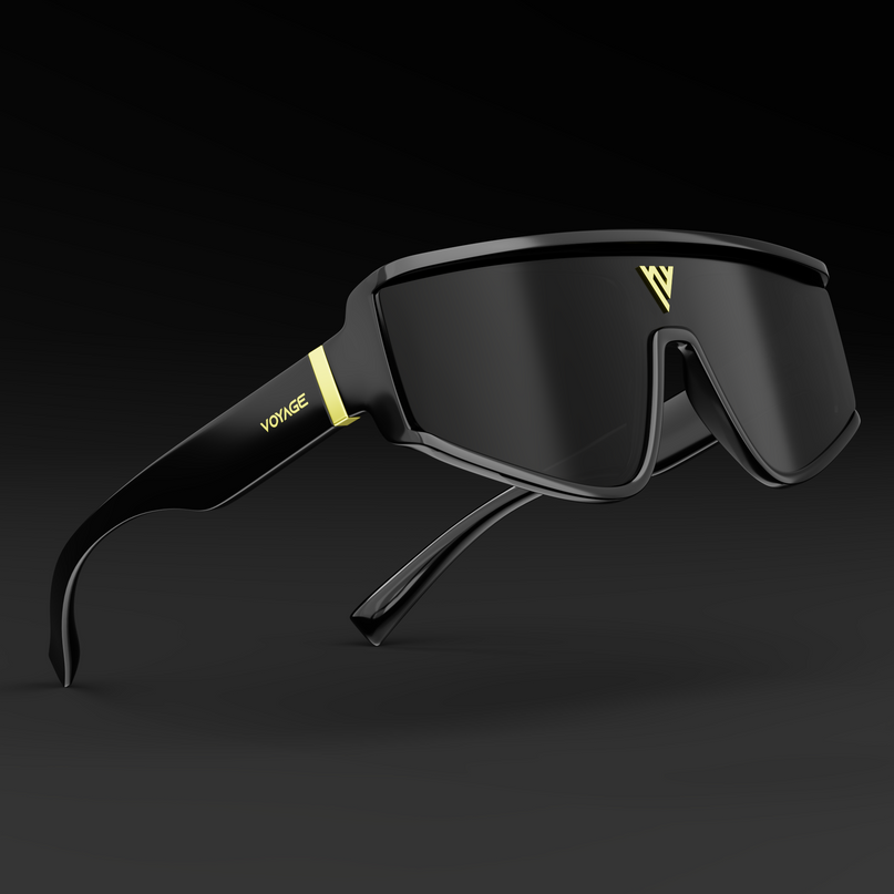 Technics | Black Polarised Polarized Sunglasses | Black Lens  - PMG5588