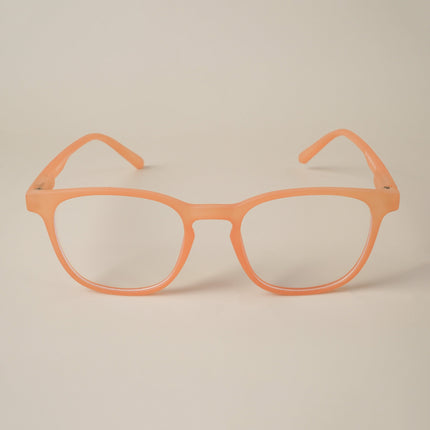 Voyage Air Orange Square Eyeglasses for Men & Women - MG4730-C4