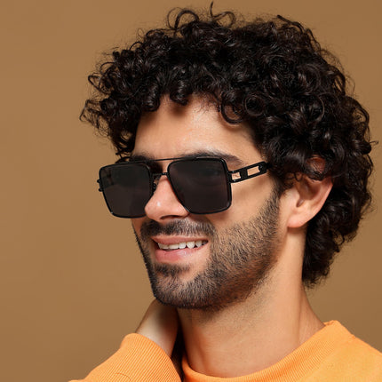 Wayfarer Sunglasses (Black Lens | Black Frame - MG5991)