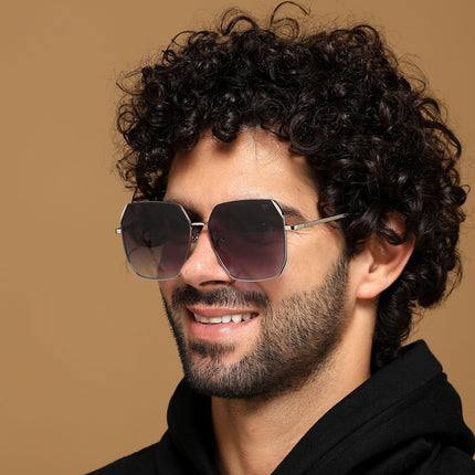 Grey Square Sunglasses - MG4339
