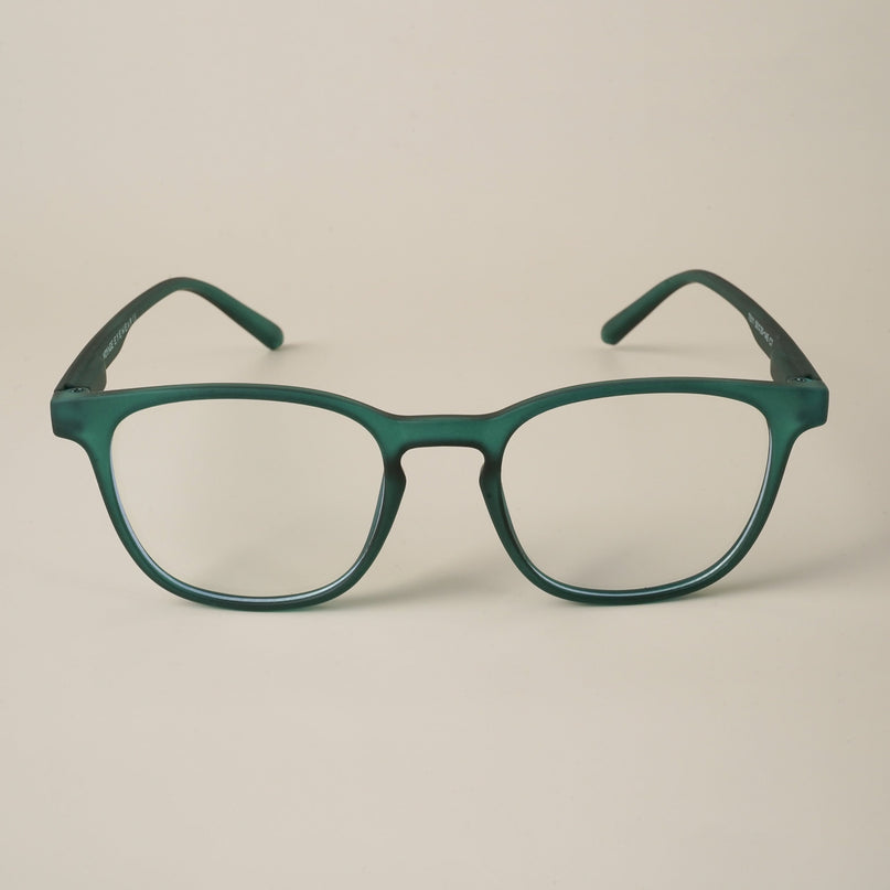 Voyage Air Green Square Eyeglasses for Men & Women - MG4729-C3