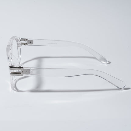Eyejack Shadow Transparent Wayfarer Eyeglasses for Men & Women (82104MG4959-C2)