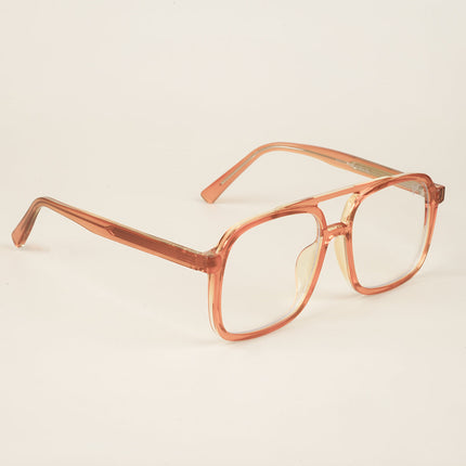 Voyage Orange Wayfarer Eyeglasses for Men & Women - MG4156