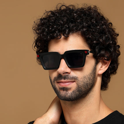 Matt Black Square Sunglasses - MG4876